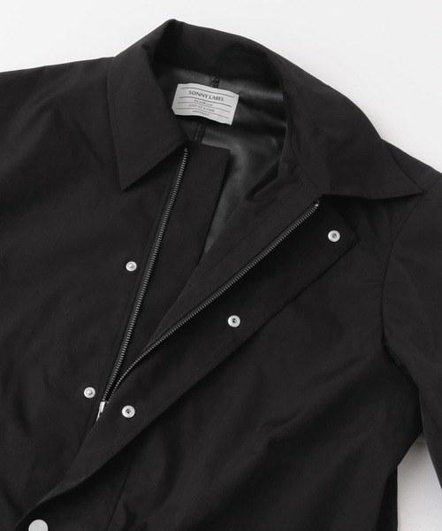 URBAN RESEARCH Sonny Label（アーバンリサーチサニーレーベル）の「撥水ロングステンカラーコート（ステンカラーコート・メンズ・ブラック/ベージュ・M/L）」の15枚目の写真