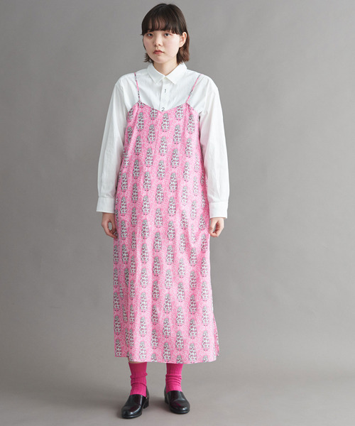 I am I in fact...（アイアムアイインファクト）の「●LOVERS プリント　キャミワンピース（ワンピース・レディース・ピンク/チャコールグレー・FREE）」の16枚目の写真