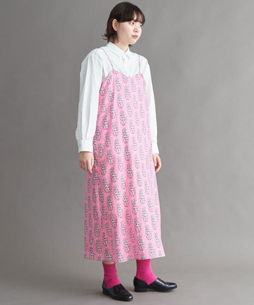 I am I in fact...（アイアムアイインファクト）の「●LOVERS プリント　キャミワンピース（ワンピース・レディース・ピンク/チャコールグレー・FREE）」の19枚目の写真