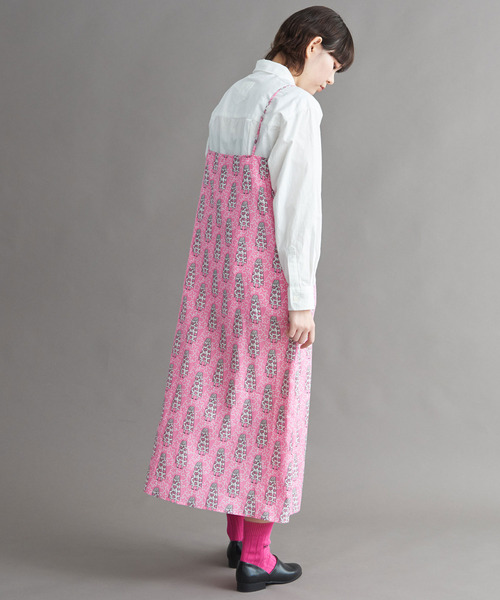 I am I in fact...（アイアムアイインファクト）の「●LOVERS プリント　キャミワンピース（ワンピース・レディース・ピンク/チャコールグレー・FREE）」の15枚目の写真