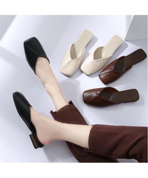 MAISON BREEZE（メゾンブリーズ）の「【MAISON BREEZE】ビンテージスクエアメゾンサンダル　6252297（サンダル・レディース・ホワイト/ブラウン/ブラック・37/38/36）」の11枚目の写真