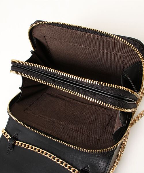 N.（N. Natural Beauty Basic）（エヌエヌナチュラルビューティーベーシック）の「◆ボリュームベルトチェーンミニショルダーバッグ（ショルダーバッグ・レディース・オフホワイト/ブラック/グリーン・ﾌﾘ-）」の19枚目の写真