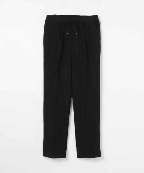 TOMORROWLAND （トゥモローランド）の「レーヨンリネンポプリン 2プリーツイージーパンツ BROWN（その他パンツ・メンズ・ライトブルー/ブラック/ボルドー・L/M/S/XS）」の2枚目の写真