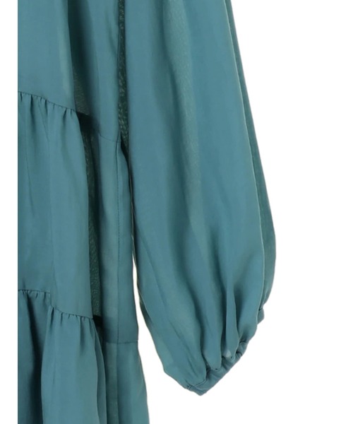 earth music&ecology（アースミュージックアンドエコロジー）の「【WEB限定】ティアードシャツチュニック ＊（シャツ/ブラウス・レディース・ライトブルー/ブラック/オフホワイト/ピンクベージュ・FREE）」の19枚目の写真