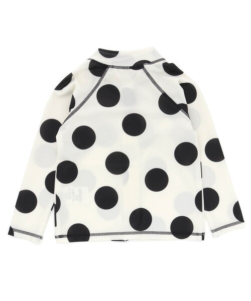 Ampersand（アンパサンド）の「/UNIシンプルラッシュガード(無地・ドット柄)_UVカット（ラッシュガード・キッズ・ブラック/グレー/アイボリー/カーキ・100/110/120/130/140/80/90）」の9枚目の写真