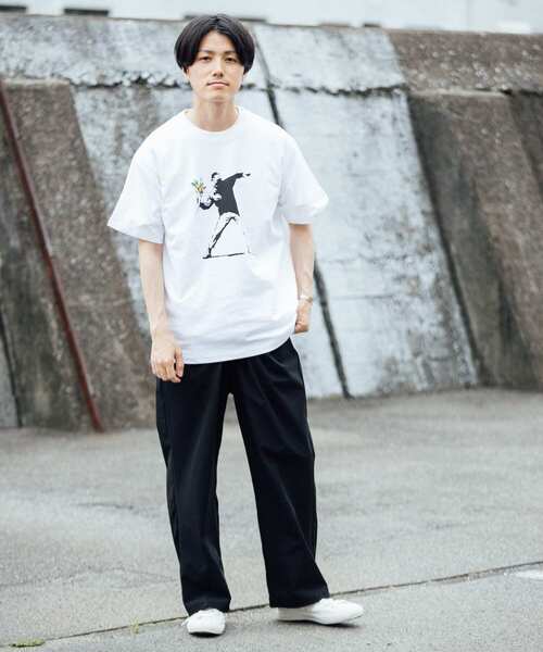 BRANDALISED（ブランダライズド）の「BRANDALISED　BANKSY/バンクシー プリントTシャツ（Tシャツ/カットソー・メンズ・その他2/その他4/その他1/その他3・MEDIUM/LARGE）」の5枚目の写真