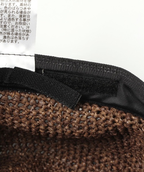 studio CLIP（スタディオクリップ）の「タック入りラフィアハット（ハット・レディース・ナチュラル/ブラウン/グレー・FREE）」の16枚目の写真