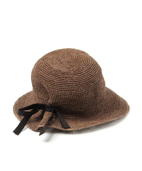 studio CLIP（スタディオクリップ）の「タック入りラフィアハット（ハット・レディース・ナチュラル/ブラウン/グレー・FREE）」の17枚目の写真