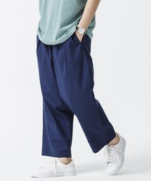 リネン混ワイドイージースラックス