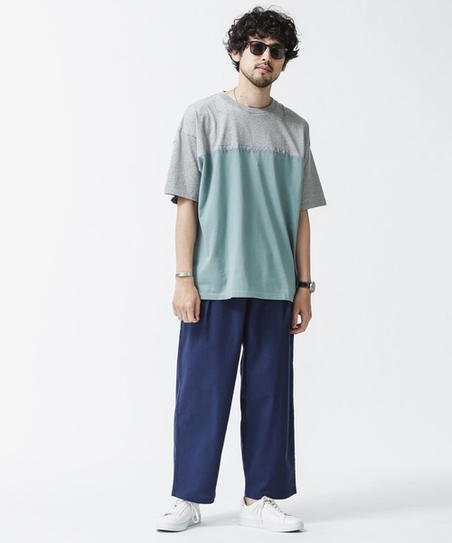 NANO universe(ナノユニバース)の「リネン混ワイドイージースラックス(スラックス・メンズ・ネイビー/ブラック/ベージュ・S/M/L)」の5枚目の写真