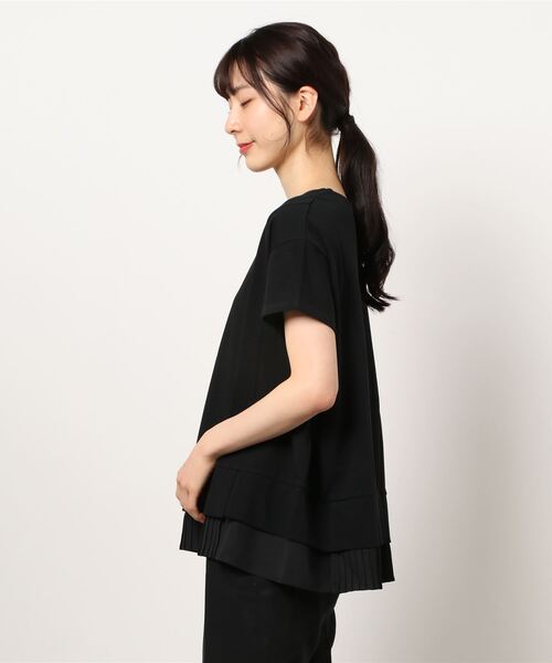 ライチ(ライチ)の「vingtrois/227-24300(Tシャツ/カットソー・レディース・ブラック/ブラウン・FREE)」の3枚目の写真