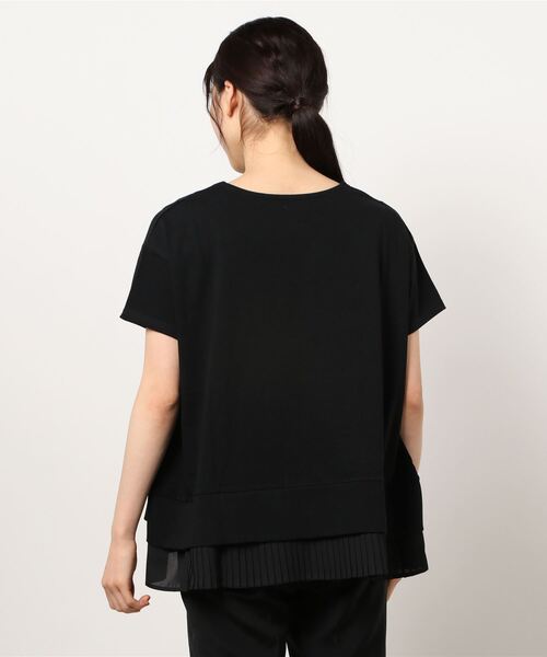 ライチ(ライチ)の「vingtrois/227-24300(Tシャツ/カットソー・レディース・ブラック/ブラウン・FREE)」の4枚目の写真