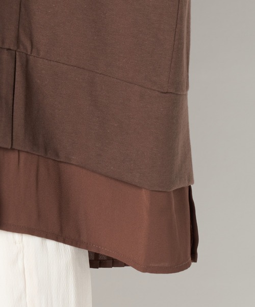 ライチ(ライチ)の「vingtrois/227-24300(Tシャツ/カットソー・レディース・ブラック/ブラウン・FREE)」の9枚目の写真