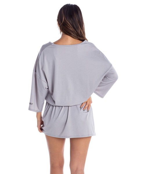 ROXY（ロキシー）の「ROLLING STONE/ロキシーラッシュガード(水着)（ラッシュガード・レディース・ホワイト/グレー/オレンジ・SMALL/MEDIUM/LARGE）」の4枚目の写真