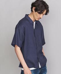 BEAUTY&YOUTH UNITED ARROWS | BY ヘビー リネン ラミー キャンプカラー ビッグシルエットシャツ(シャツ/ブラウス)