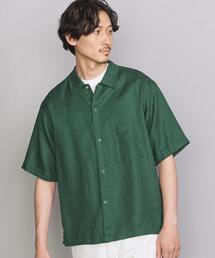 BEAUTY&YOUTH UNITED ARROWS | BY ヘビー リネン ラミー キャンプカラー ビッグシルエットシャツ(シャツ/ブラウス)