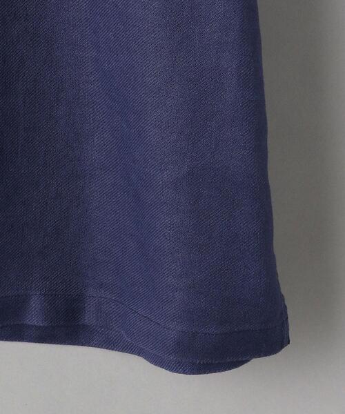 BEAUTY&YOUTH UNITED ARROWS（ビューティーアンドユースユナイテッドアローズ）の「BY ヘビー リネン ラミー キャンプカラー ビッグシルエットシャツ（シャツ/ブラウス・メンズ・オフホワイト/ケリー/ネイビー・LARGE/X-LARGE/MEDIUM/SMALL）」の16枚目の写真