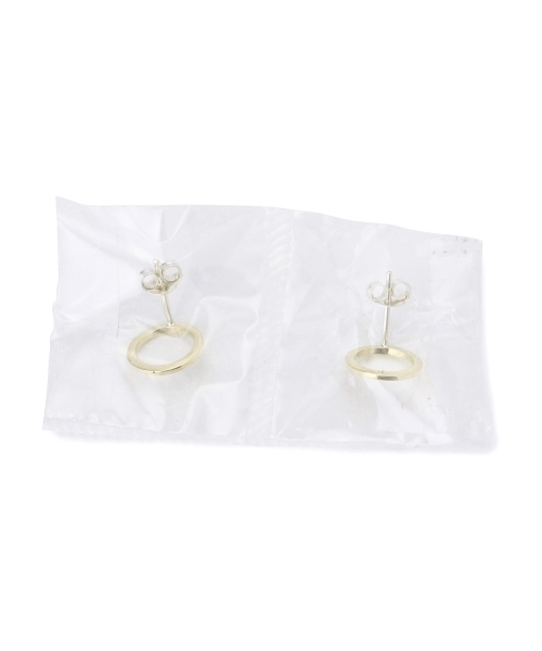 BEAMS BOY（ビームスボーイ）の「BEAMS BOY / BRASS サークル ライン ピアス（ピアス（両耳用）・レディース・イエロー系その他・ONE SIZE）」の5枚目の写真