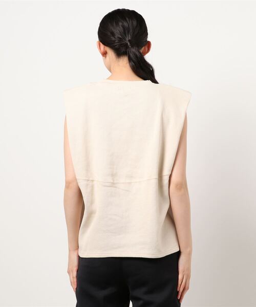SLOBE IENA(スローブイエナ)の「【CLANE/クラネ】 POWER SHOULDER THERMALカットソー【手洗い可】◆(Tシャツ/カットソー・レディース・ベージュ/アイボリー・FREE)」の6枚目の写真