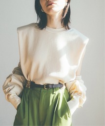 SLOBE IENA | 【CLANE/クラネ】 POWER SHOULDER THERMALカットソー【手洗い可】◆(Tシャツ/カットソー)