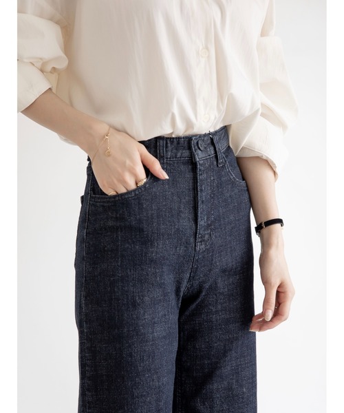 amel（エイメル）の「ロングストレートデニムパンツ（デニムパンツ・レディース・ブラック・FREE）」の13枚目の写真