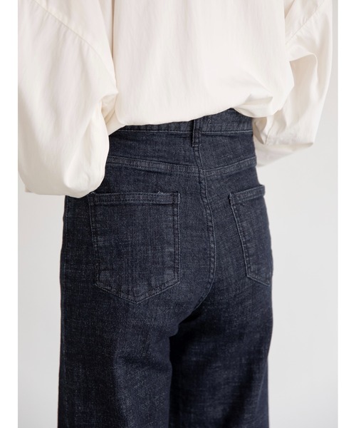 amel（エイメル）の「ロングストレートデニムパンツ（デニムパンツ・レディース・ブラック・FREE）」の16枚目の写真