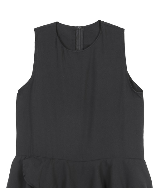 Figments（フィグメンツ）の「ロングフリルワンピース（ワンピース・レディース・ブラック/ホワイト・FREE）」の10枚目の写真