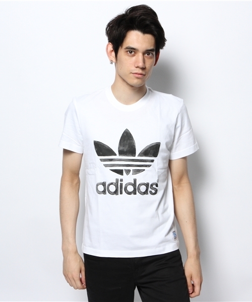 adidas Originals(アディダスオリジナルス)の「アディダス トレフォイル ロゴT NIGO LOGO TEE S07780(Tシャツ/カットソー・メンズ・ホワイト・SMALL/MEDIUM/X-LARGE/LARGE)」の2枚目の写真