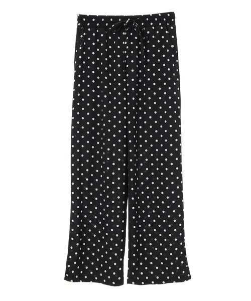 fifth（フィフス）の「ドロストリラックスパンツ（その他パンツ・レディース・ブラック/グリーン/ドット・SMALL/MEDIUM）」の8枚目の写真