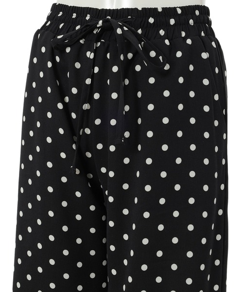 fifth（フィフス）の「ドロストリラックスパンツ（その他パンツ・レディース・ブラック/グリーン/ドット・SMALL/MEDIUM）」の12枚目の写真