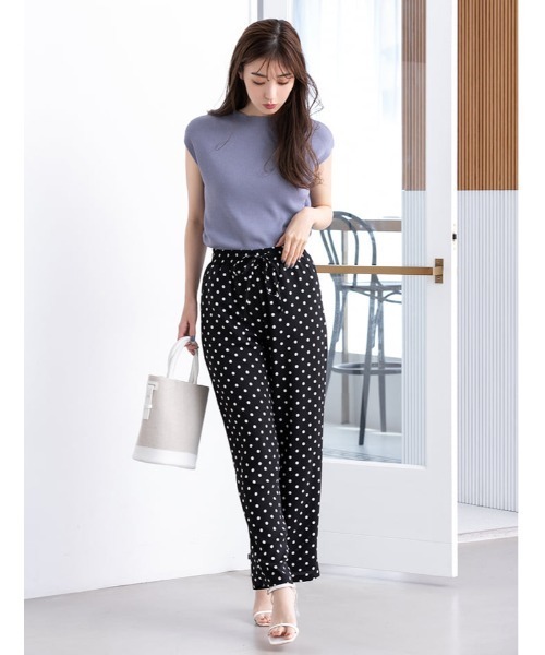 fifth（フィフス）の「ドロストリラックスパンツ（その他パンツ・レディース・ブラック/グリーン/ドット・SMALL/MEDIUM）」の19枚目の写真
