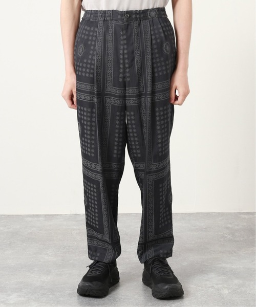 JOURNAL STANDARD(ジャーナルスタンダード)の「P/CU TRIVAL ジャガード タック ワイドパンツ(その他パンツ・メンズ・ライトグリーン/ブラック系その他/コバルトブルー・MEDIUM/LARGE)」の18枚目の写真
