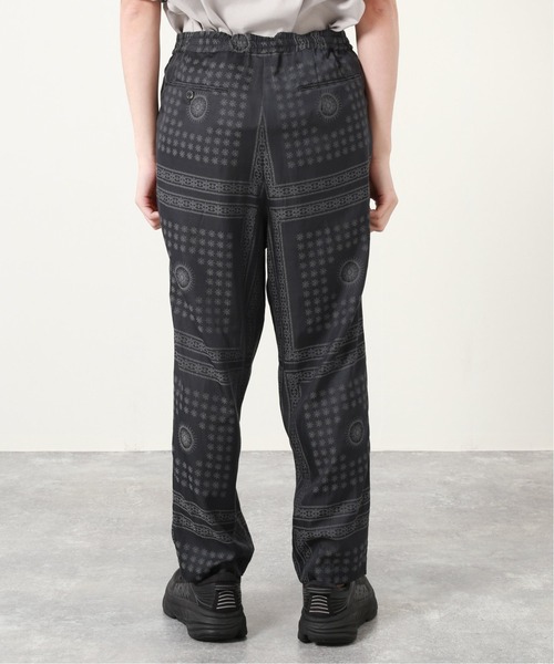 JOURNAL STANDARD(ジャーナルスタンダード)の「P/CU TRIVAL ジャガード タック ワイドパンツ(その他パンツ・メンズ・ライトグリーン/ブラック系その他/コバルトブルー・MEDIUM/LARGE)」の4枚目の写真