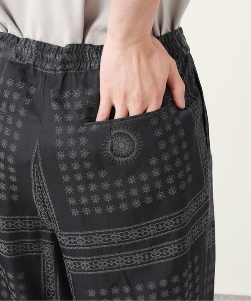 JOURNAL STANDARD(ジャーナルスタンダード)の「P/CU TRIVAL ジャガード タック ワイドパンツ(その他パンツ・メンズ・ライトグリーン/ブラック系その他/コバルトブルー・MEDIUM/LARGE)」の14枚目の写真