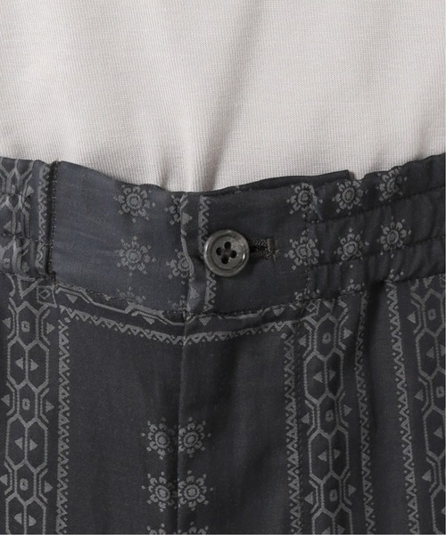 JOURNAL STANDARD(ジャーナルスタンダード)の「P/CU TRIVAL ジャガード タック ワイドパンツ(その他パンツ・メンズ・ライトグリーン/ブラック系その他/コバルトブルー・MEDIUM/LARGE)」の13枚目の写真