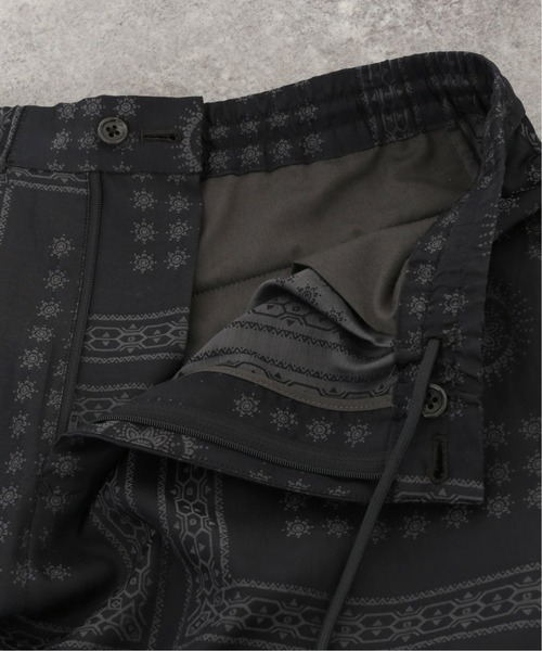 JOURNAL STANDARD(ジャーナルスタンダード)の「P/CU TRIVAL ジャガード タック ワイドパンツ(その他パンツ・メンズ・ライトグリーン/ブラック系その他/コバルトブルー・MEDIUM/LARGE)」の7枚目の写真