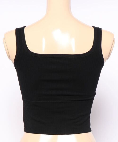 VICKY（ビッキー）の「カジュアルリブタンクブラトップ《手洗い可能》（タンクトップ・レディース・ホワイト/ブラウン/グレー/ブラック・M）」の11枚目の写真