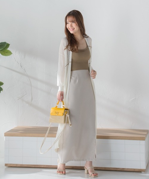 VICKY（ビッキー）の「カジュアルリブタンクブラトップ《手洗い可能》（タンクトップ・レディース・ホワイト/ブラウン/グレー/ブラック・M）」の14枚目の写真