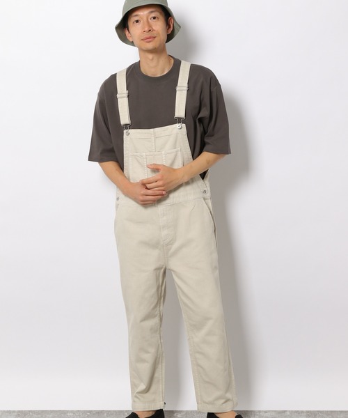 LAKOLE（ラコレ）の「ソフトオーバーオール / 949071（サロペット/オーバーオール・メンズ・ブルー/ライトグリーン/桜/ライトベージュ・MEDIUM/LARGE）」の2枚目の写真