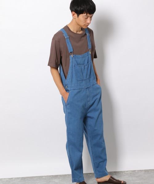 LAKOLE（ラコレ）の「ソフトオーバーオール / 949071（サロペット/オーバーオール・メンズ・ブルー/ライトグリーン/桜/ライトベージュ・MEDIUM/LARGE）」の4枚目の写真