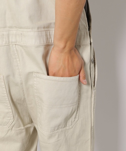 LAKOLE（ラコレ）の「ソフトオーバーオール / 949071（サロペット/オーバーオール・メンズ・ブルー/ライトグリーン/桜/ライトベージュ・MEDIUM/LARGE）」の5枚目の写真