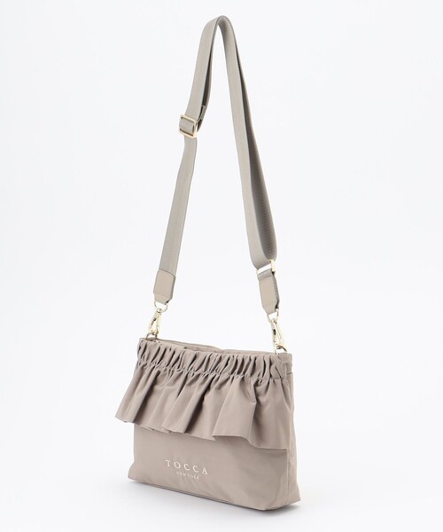 TOCCA（トッカ）の「【WEB限定】SANA POCHETTE ポシェット（ショルダーバッグ・レディース・ブラック系/ベージュ系/サックスブルー系・F）」の6枚目の写真