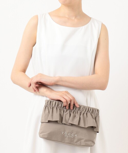 TOCCA（トッカ）の「【WEB限定】SANA POCHETTE ポシェット（ショルダーバッグ・レディース・ブラック系/ベージュ系/サックスブルー系・F）」の17枚目の写真