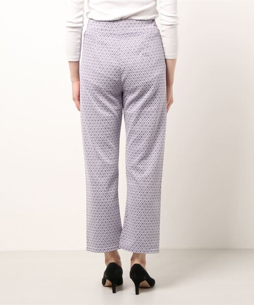 Mysa&Liina（ミーサリーナ）の「ジャガードパンツ（その他パンツ・レディース・ブラック/アイボリー/ラベンダー・M）」の5枚目の写真