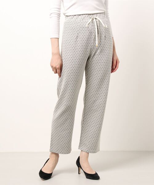 Mysa&Liina（ミーサリーナ）の「ジャガードパンツ（その他パンツ・レディース・ブラック/アイボリー/ラベンダー・M）」の10枚目の写真