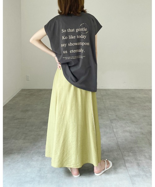 She's Closet(シーズクローゼット)の「配色パイピングフレアロングマーメイドスカート(スカート・レディース・ベージュ/オリーブ/アイボリー・FREE)」の16枚目の写真