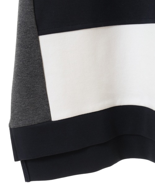 UNION STATION（ユニオンステーション）の「【ストレッチ】パネルレイヤードカットソー（Tシャツ/カットソー・メンズ・ホワイト/ネイビー/ホワイト系その他・M/L/LL）」の18枚目の写真