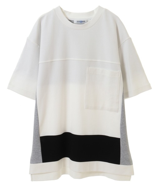 UNION STATION（ユニオンステーション）の「【ストレッチ】パネルレイヤードカットソー（Tシャツ/カットソー・メンズ・ホワイト/ネイビー/ホワイト系その他・M/L/LL）」の22枚目の写真