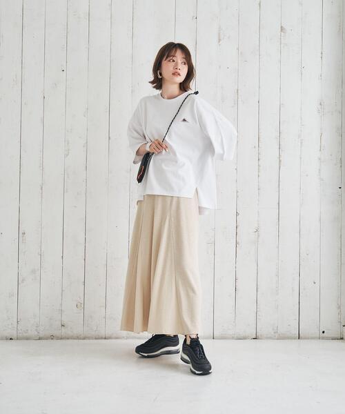 coen（コーエン）の「縦ワッフルマーメイドスカート（スカート・レディース・テラコッタ/ナチュラル/モカ・MEDIUM/LARGE）」の19枚目の写真