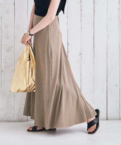 coen（コーエン）の「縦ワッフルマーメイドスカート（スカート・レディース・テラコッタ/ナチュラル/モカ・MEDIUM/LARGE）」の20枚目の写真